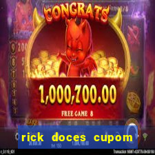 rick doces cupom primeira compra