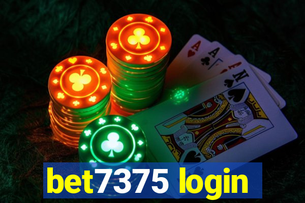 bet7375 login