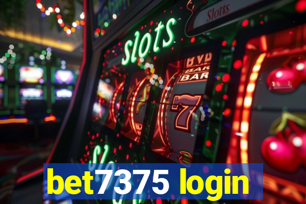 bet7375 login