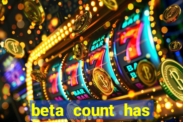 beta count has changed pt br