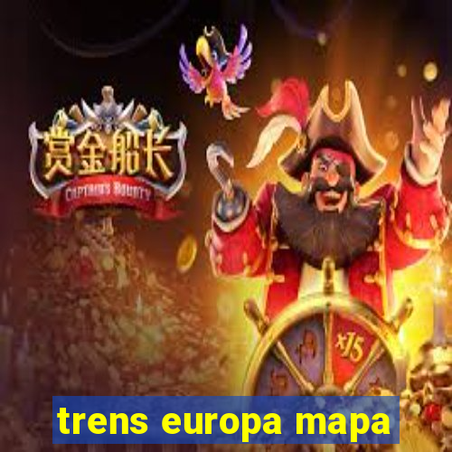 trens europa mapa