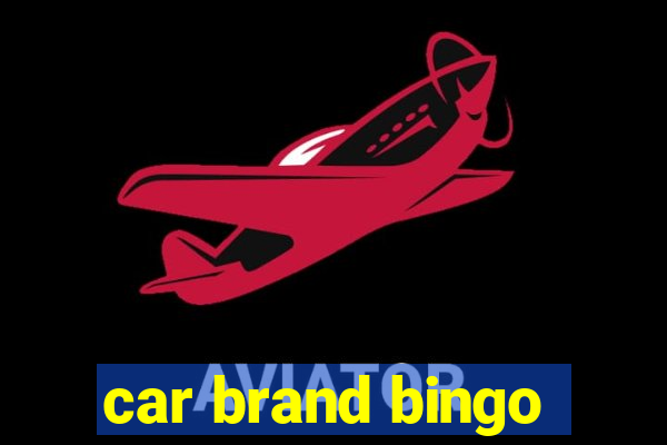 car brand bingo