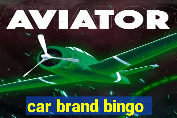 car brand bingo