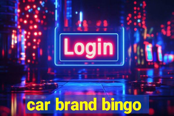 car brand bingo