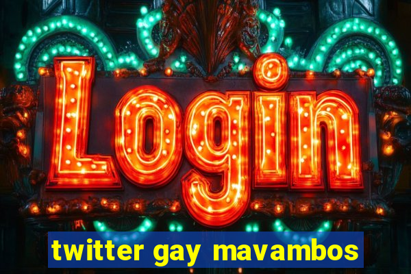 twitter gay mavambos