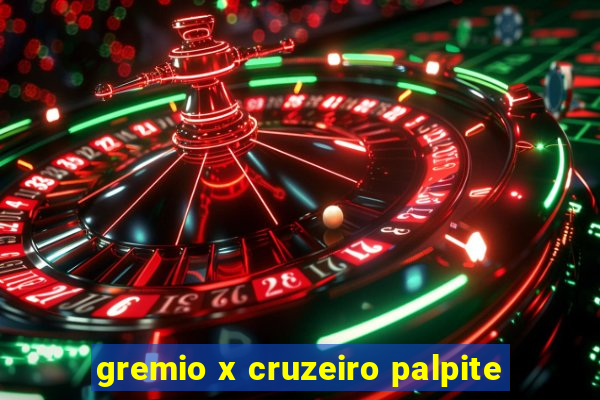 gremio x cruzeiro palpite