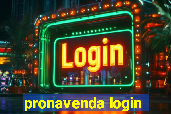 pronavenda login