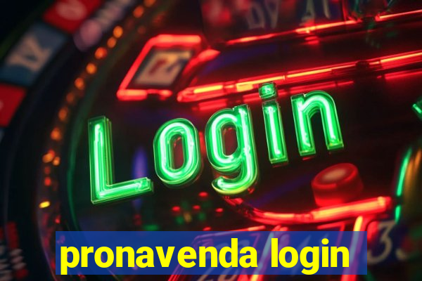 pronavenda login