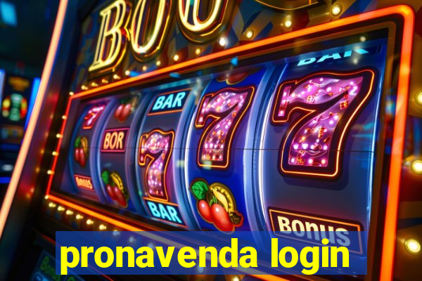 pronavenda login