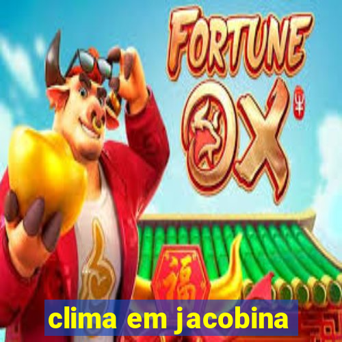 clima em jacobina