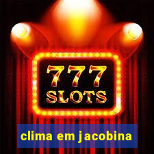 clima em jacobina