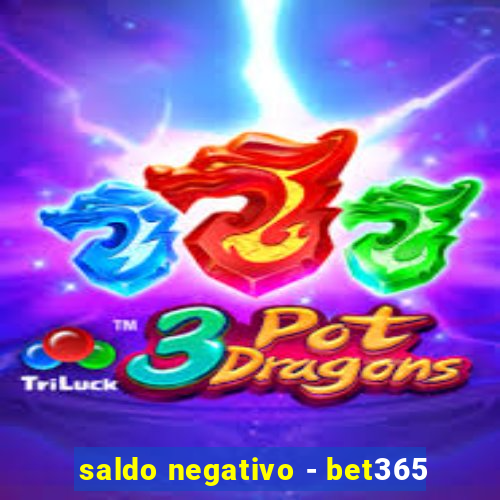 saldo negativo - bet365