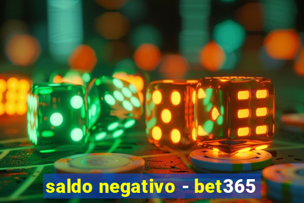 saldo negativo - bet365