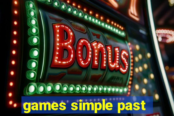 games simple past