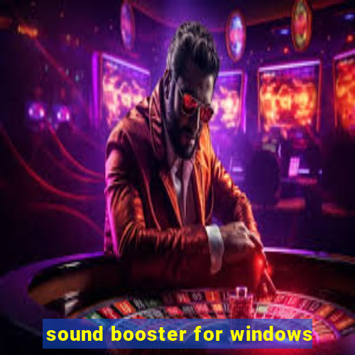 sound booster for windows