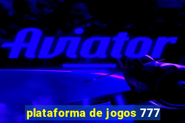 plataforma de jogos 777