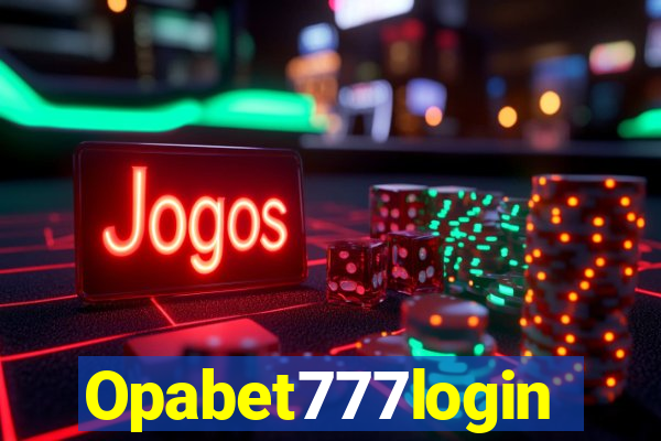 Opabet777login