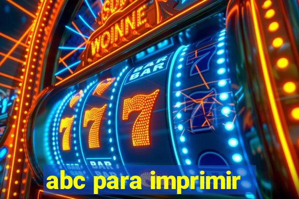 abc para imprimir