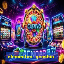 elementos genshin impact fraquezas