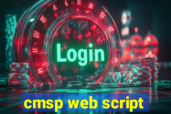 cmsp web script