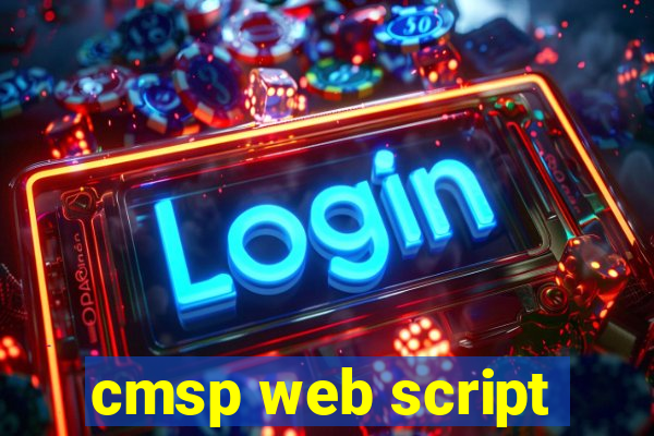 cmsp web script