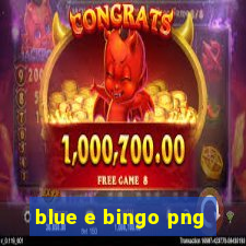 blue e bingo png