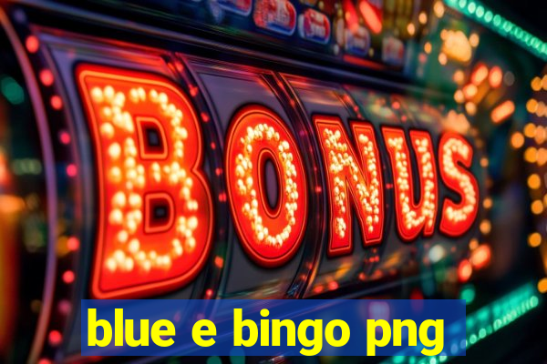 blue e bingo png