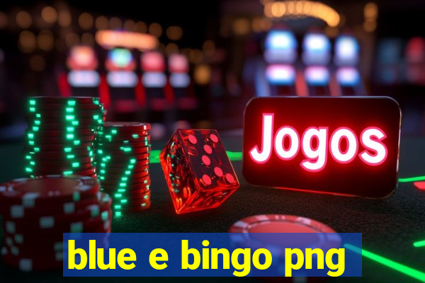 blue e bingo png