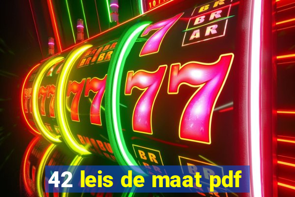 42 leis de maat pdf