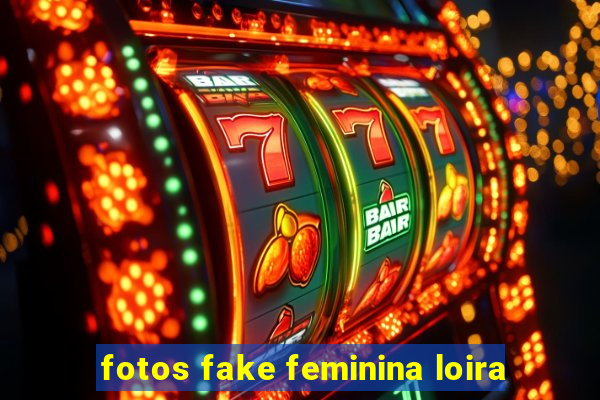 fotos fake feminina loira