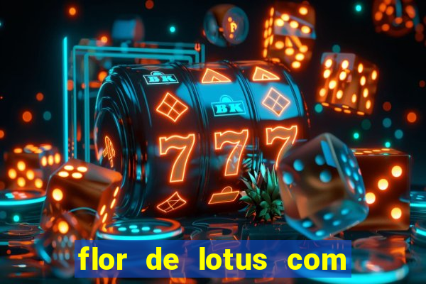 flor de lotus com lua tatuagem