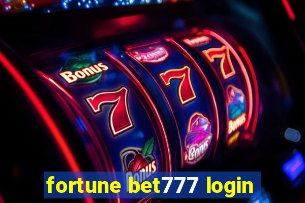 fortune bet777 login