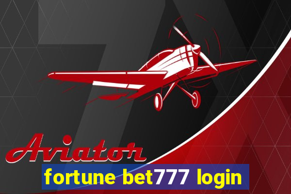 fortune bet777 login