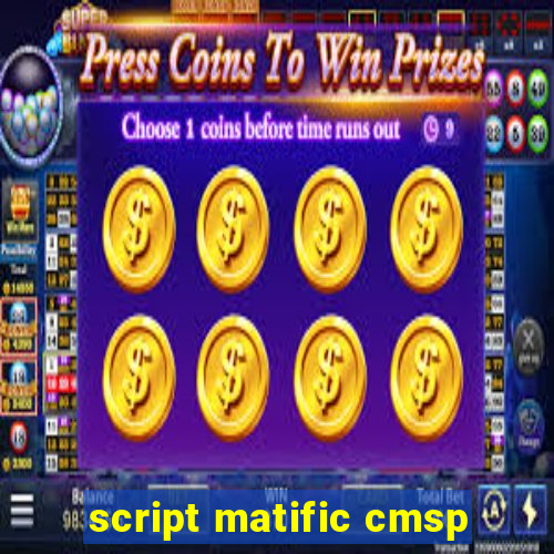 script matific cmsp