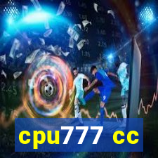 cpu777 cc