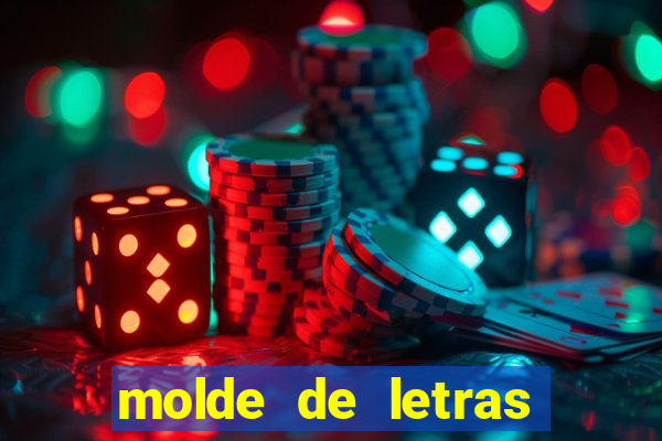 molde de letras feliz natal para imprimir