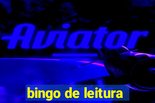 bingo de leitura