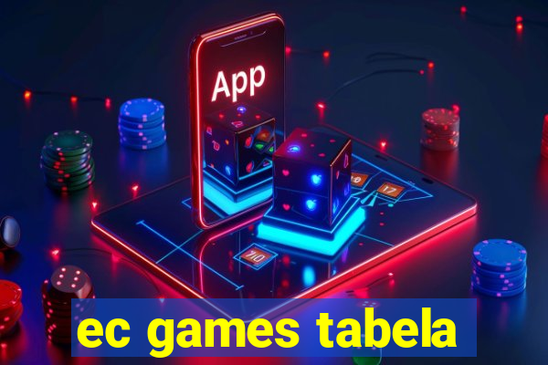 ec games tabela