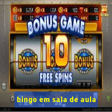 bingo em sala de aula