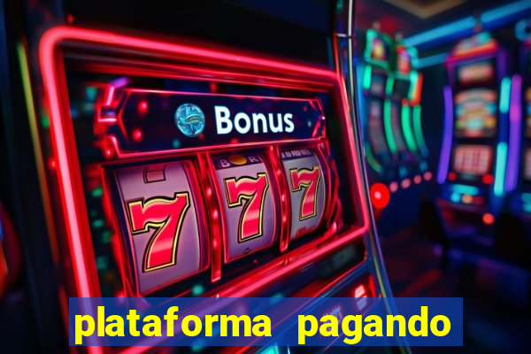 plataforma pagando bonus no cadastro