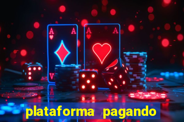 plataforma pagando bonus no cadastro