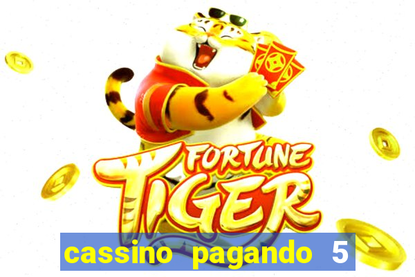 cassino pagando 5 reais no cadastro