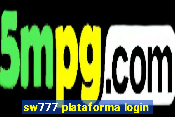 sw777 plataforma login