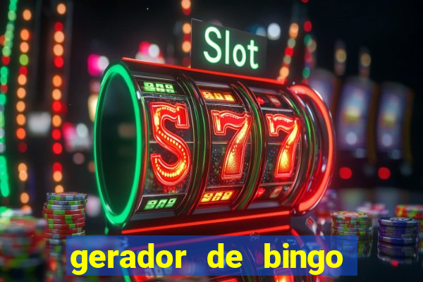 gerador de bingo cha de bebe