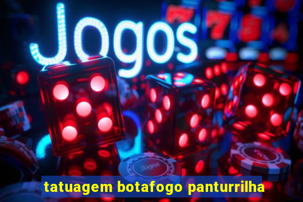 tatuagem botafogo panturrilha