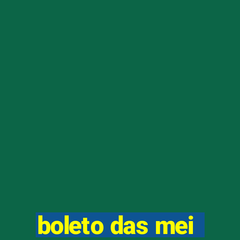 boleto das mei