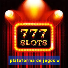 plataforma de jogos w