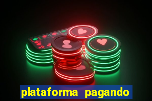 plataforma pagando no cadastro