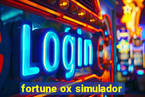 fortune ox simulador