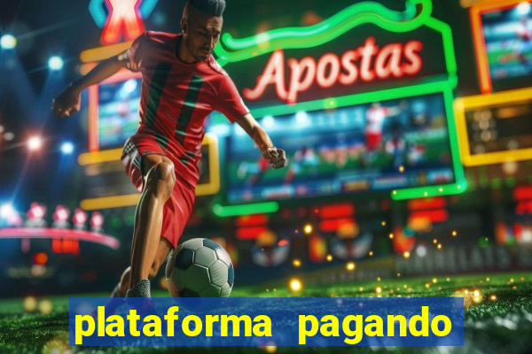 plataforma pagando fortune tiger